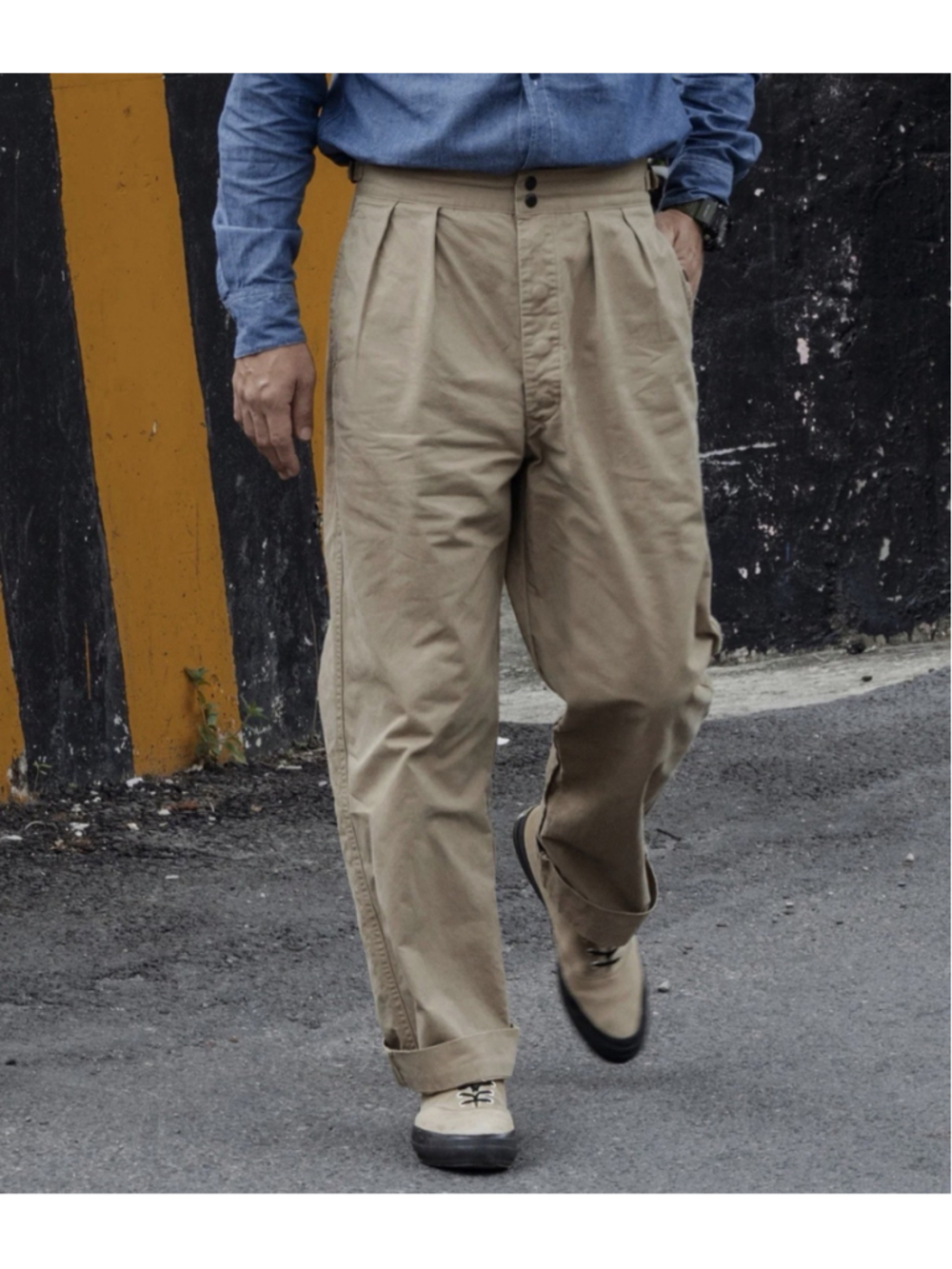 1960s AUS Army Combat Pants - Khaki Sz 32